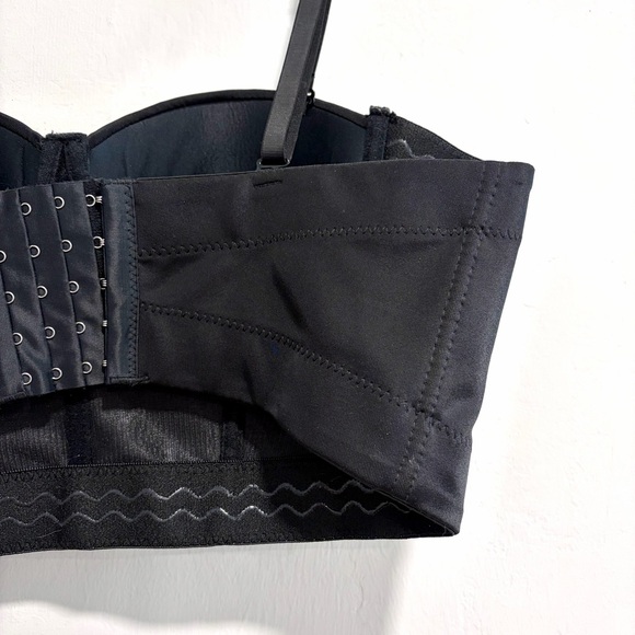 The Sang Women's Bustier Style Cropped Rhinestone Fringe Top - Picture 10 of 14